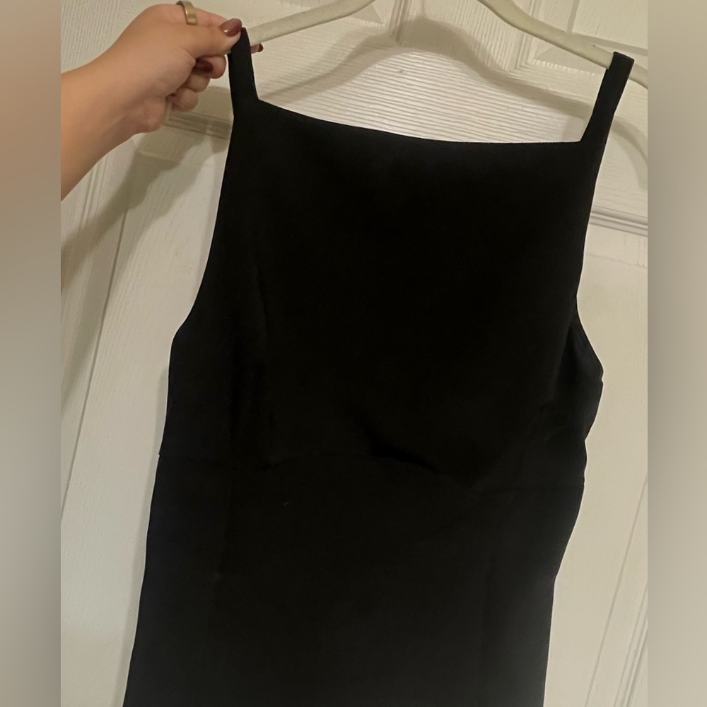 Zara Black Tank Top with Bow Details - Picture 3 of 4